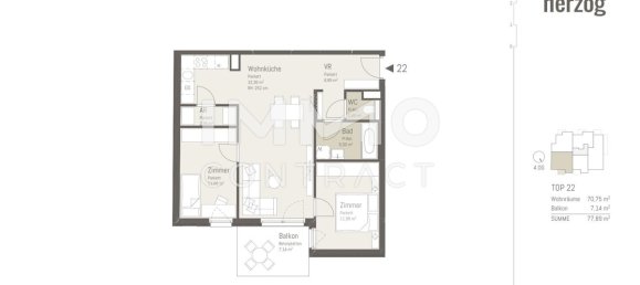 3-Zimmer Wohnung in Wien, Austria, Nr. 141619 5