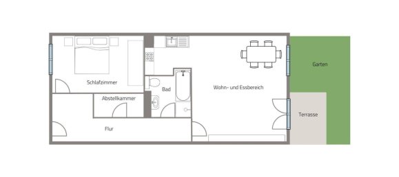 2 rooms Apartment in Hohenems, Austria No. 123891 12