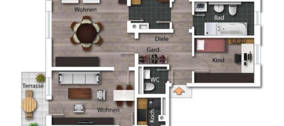 3 bedrooms Apartment in Augsburg, Germany No. 283771 16