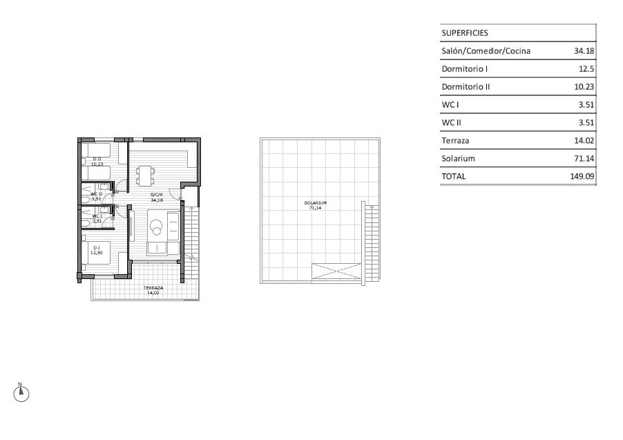 2 chambres Bungalow à San Miguel de Salinas, Spain No. 285734