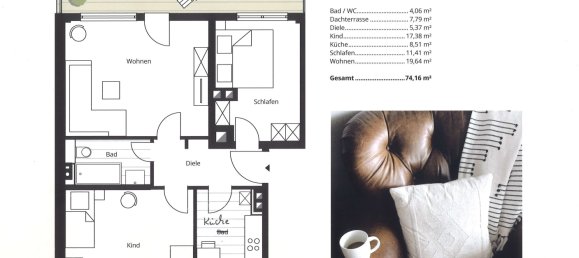 Apartamento T2 em Cologne, Germany N.º 204881 4