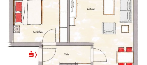 2 rooms Apartment in Erlangen, Germany No. 224286 2