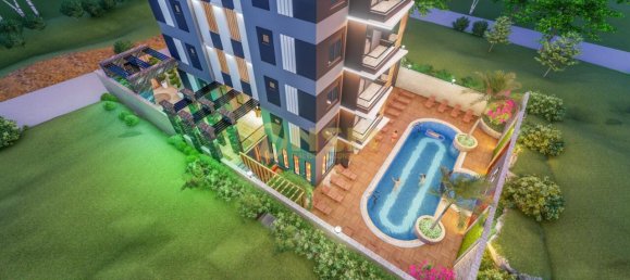 Квартира 1+1 в Аланья, Турция № 31040 20