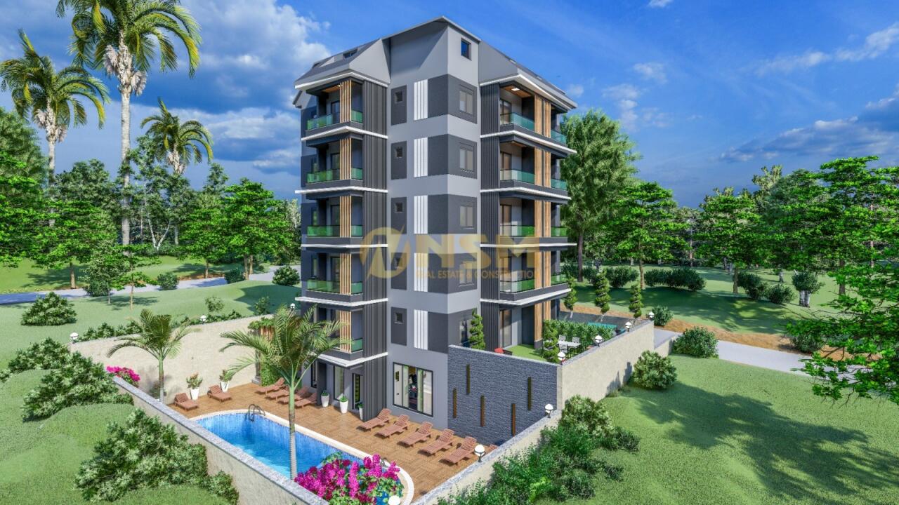 Квартира 1+1 в Аланья, Турция № 31040