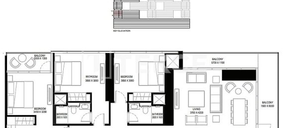 4 Schlafzimmer Wohnung in Dubai, UAE, Nr. 15403 11