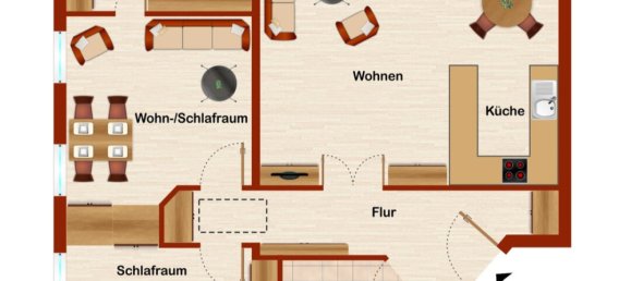 Квартира с 3 комнатами в Дорнбирн, Австрия № 51219 12