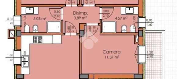 4 rooms Apartment in Castenaso, Italy No. 1789 3