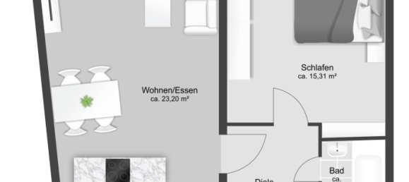 2-Zimmer Wohnung in München, Germany, Nr. 150236 10