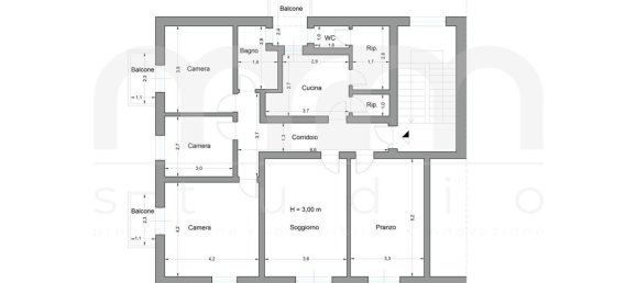Квартира с 6 комнатами в Пескара, Италия № 28341 25