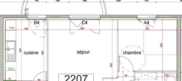 1 bedroom Apartment in Dijon, France No. 59544 22