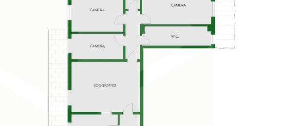 4 rooms Apartment in Matera, Italy No. 20632 3