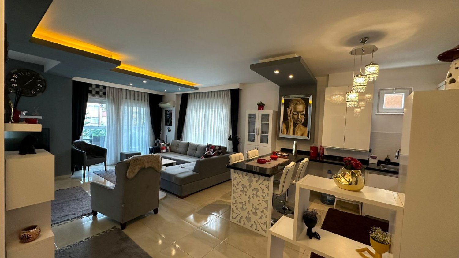 شقة 2+1 في Alanya, Turkey رقم 31229