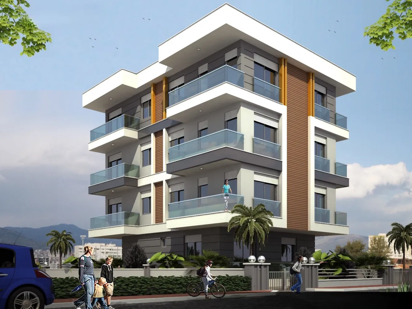 Квартира 2+1 в Мугла, Турция № 32383