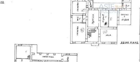 14 rooms Castles in Castelli, Italy No. 269944 43