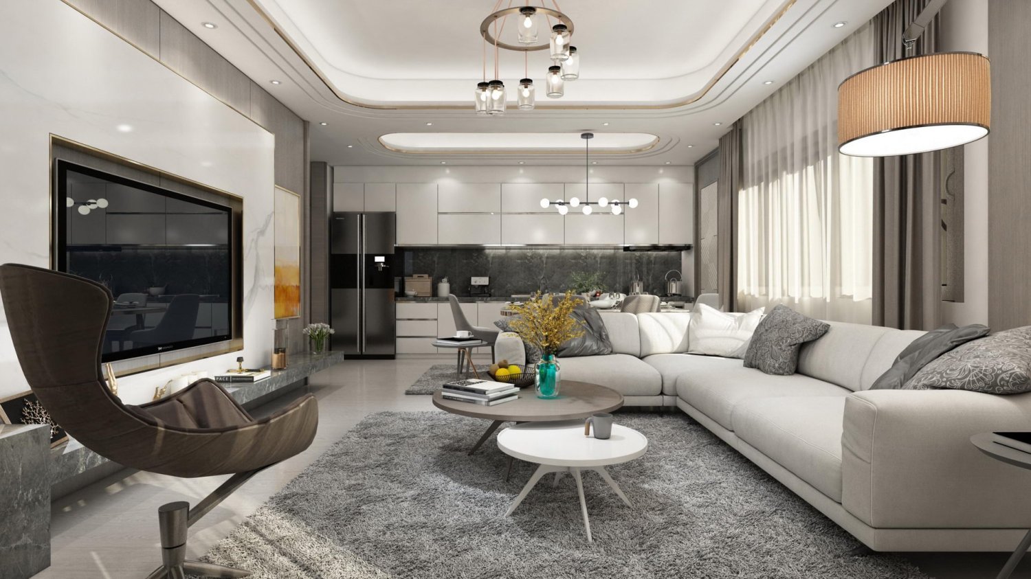 Квартира 2+1 в Alanya Sunrise, Окурджалар, Турция № 39444