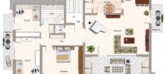 3 chambres Appartement à Baden-Baden, Germany No. 82419 22