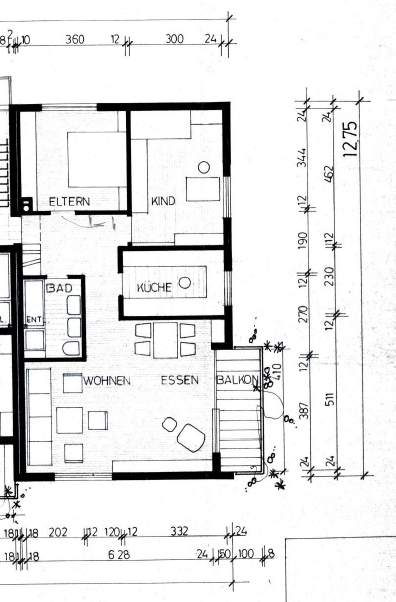 Квартира с 2 спальнями в Эслинген, Германия № 273520