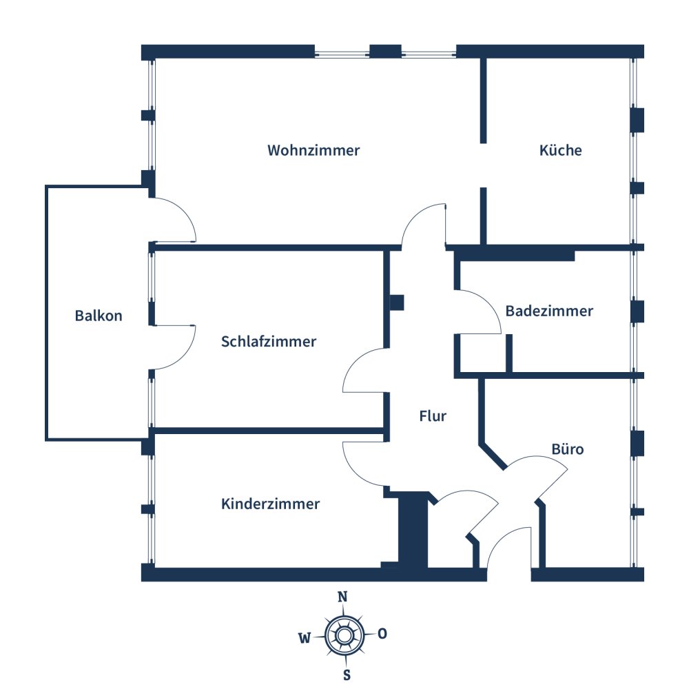 3 Schlafzimmer Wohnung in Kaufbeuren, Germany, Nr. 114215