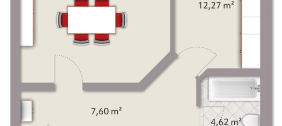 Квартира с 2 спальнями в Эссен, Германия № 43055 14