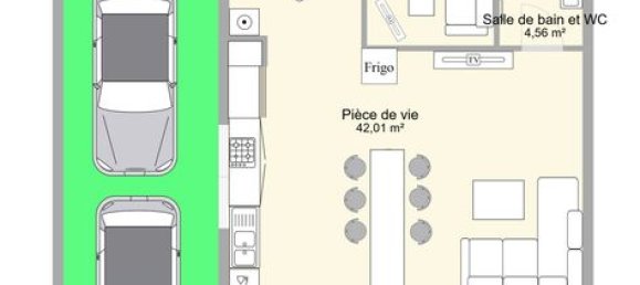 1 Schlafzimmer Wohnung in Essey-les-Nancy, France, Nr. 82687 9