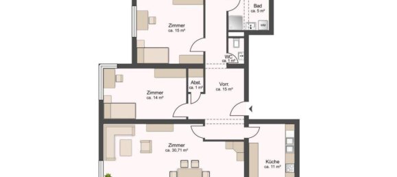 4-Zimmer Wohnung in Währing, Austria, Nr. 134545 12