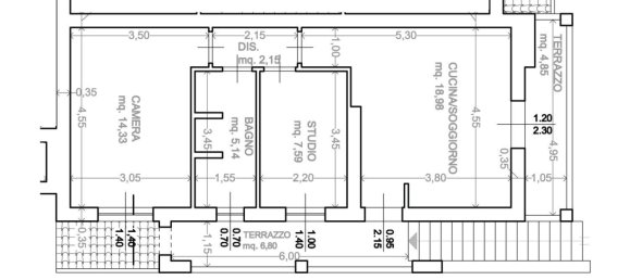 3 rooms Apartment in Calcinaia, Italy No. 49209 19