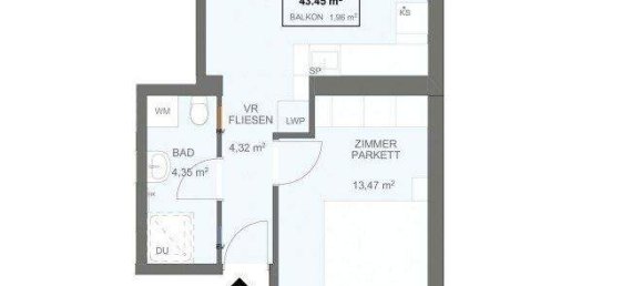 2 rooms Apartment in Hernals, Austria No. 154462 13