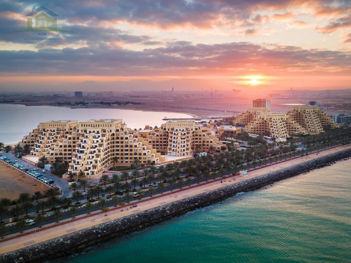 Apartamento T1 em BAB AL BAHR RESIDENCES, Al Marjan Island, UAE N.º 59563