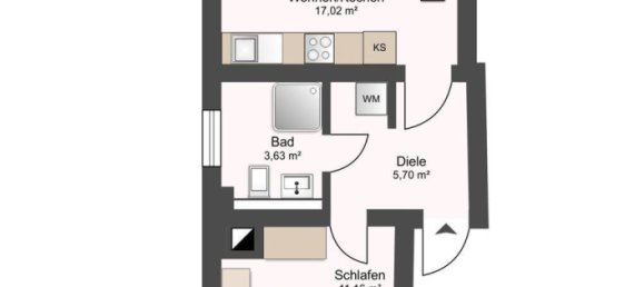 2 rooms Apartment in Dresden, Germany No. 371214 4