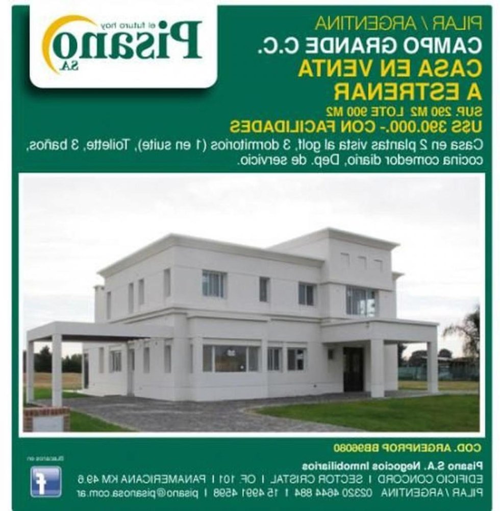 Casa T3 em Pilar, Argentina N.º 64357