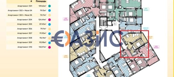 1 غرف نوم شقة في Nesebar, Bulgaria رقم 835 3