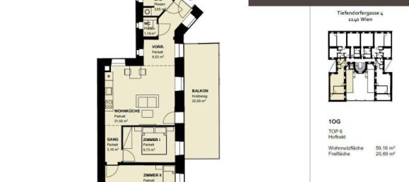 Apartamento de 3 divisões em Penzing, Austria N.º 90760 26