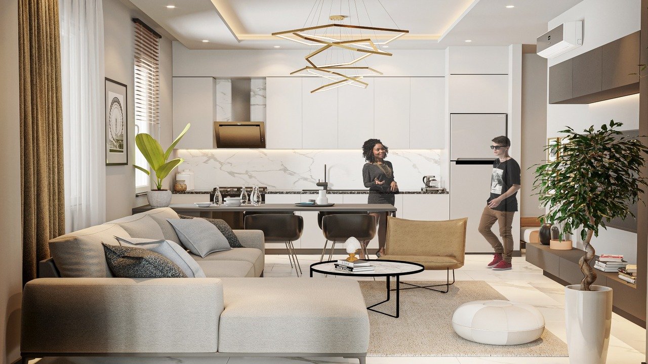 Apartamento 2+1 em Avsallar, Turkey N.º 37488