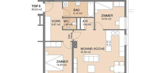 3-Zimmer Wohnung in Arzl im Pitztal, Austria, Nr. 86714 11