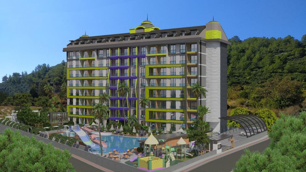 Квартира 1+1 в Газипаша, Турция № 31015