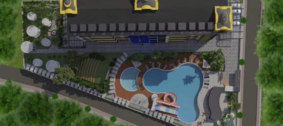 Квартира 1+1 в Газипаша, Турция № 31015 10