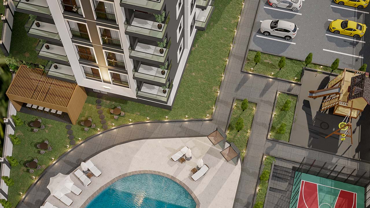 Пентхаус 2+1 в Sky Tower, Авсаллар, Турция № 36227