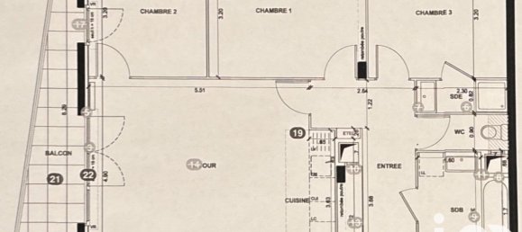 3 bedrooms Apartment in Pantin, France No. 144552 15