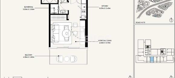 1 dormitorio apartamento en venta en Dubai, UAE № 114449 16