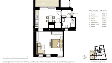 2 rooms Apartment in Brigittenau, Austria No. 260699