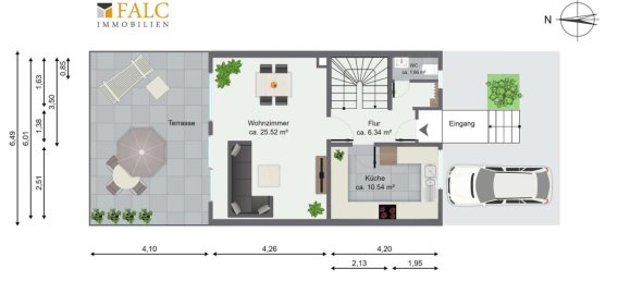Таунхаус с 3 спальнями в Хайльбронн, Германия № 27856 18