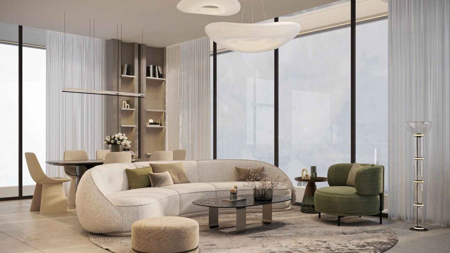 Apartamento T2 em Dubai, UAE N.º 65541