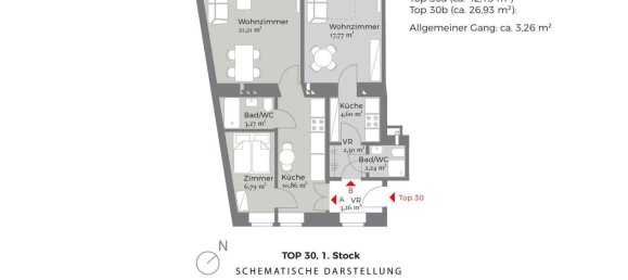 3 rooms Apartment in Vienna, Austria No. 190592 10