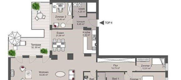 Apartamento de 4 divisões em Alsergrund, Austria N.º 217934 19