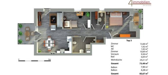 Apartamento de 3 divisões em Vienna, Austria N.º 182650 10