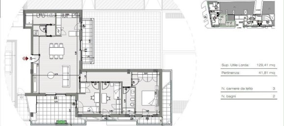 Apartamento de 4 divisões em Lecce, Italy N.º 25499 2