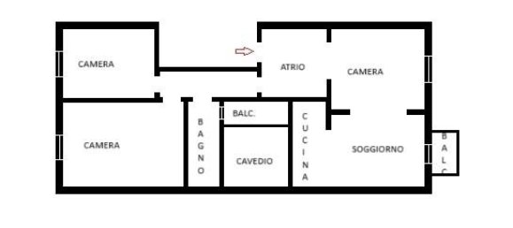 5-Zimmer Wohnung in Trento, Italy, Nr. 14759 6
