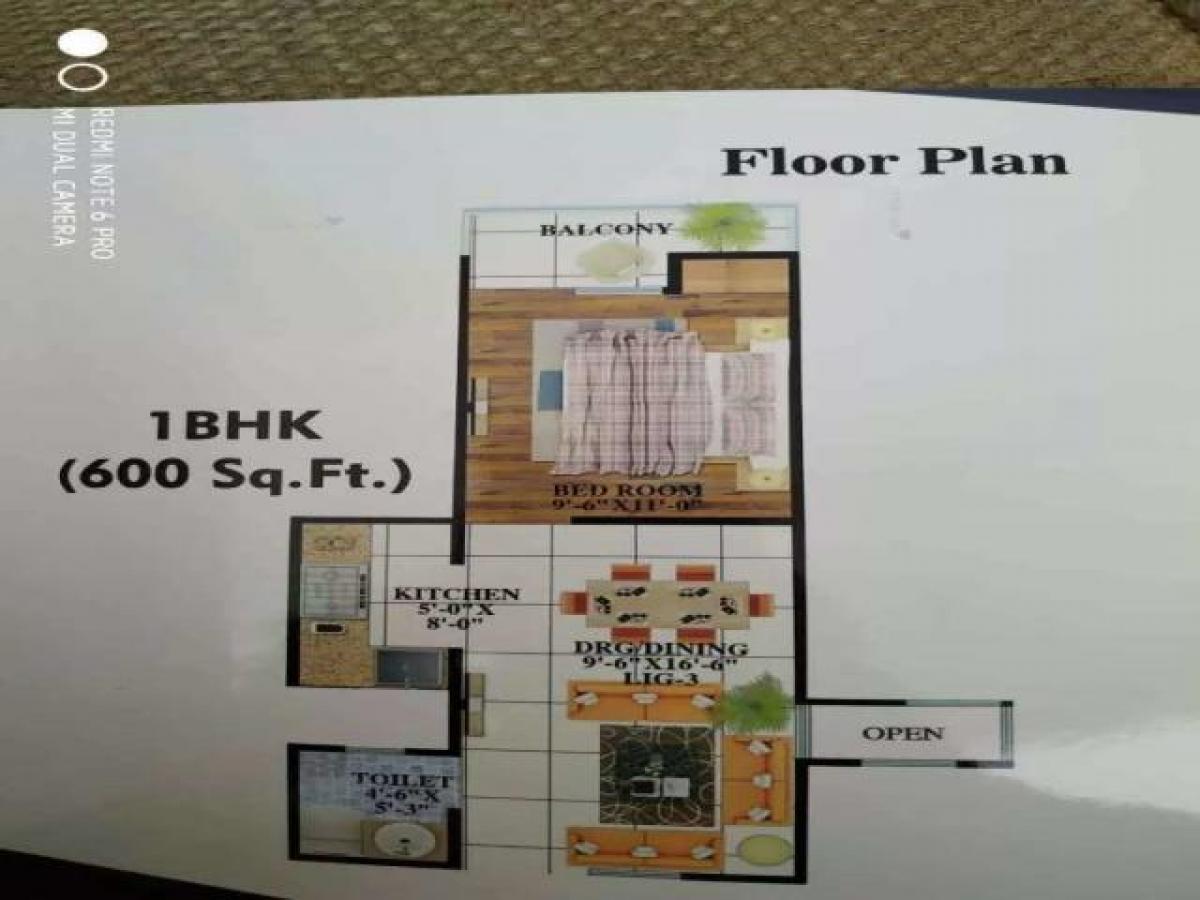 Студия в Газиабад, Индия № 54189