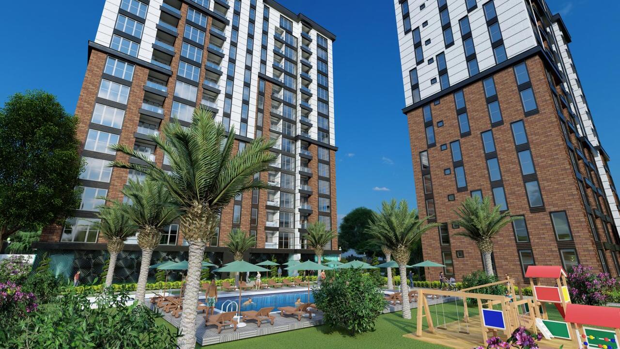 Квартира 1+1 в Yayla Park Kartal, Картал, Турция № 35640