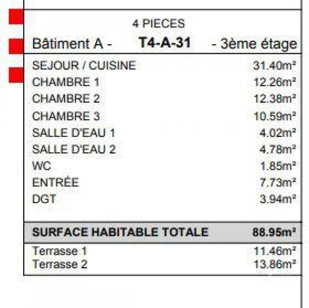 Condominio de 3 dormitorios en Anglet, France No. 16430